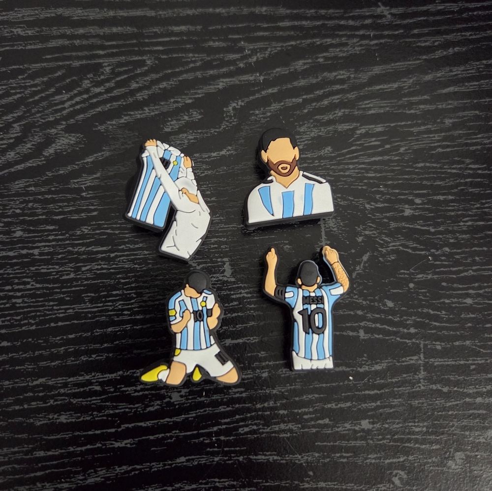 Lionel Messi Jibbitz Charms For Crocs Argentina